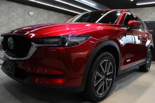 マツダ CX-5 ソウルレッドクリスタルメタリック フロントバンパー2