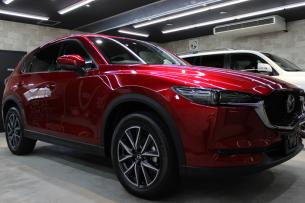 マツダ CX-5 ソウルレッドクリスタルメタリック ボンネット2