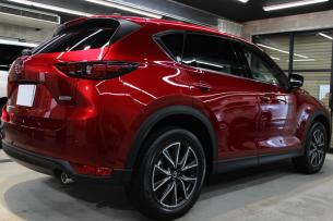 マツダ CX-5 ソウルレッドクリスタルメタリック 右ドア