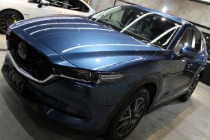 マツダ CX-5 エターナルブルーマイカ ボンネット1