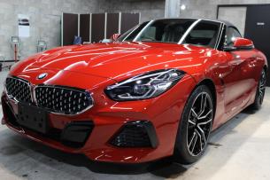 BMW Z4 サンフランシスコレッド フロントバンパー左