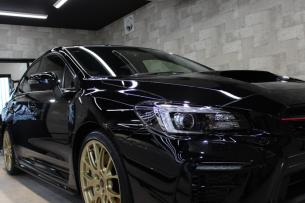 スバル WRX STI クリスタルブラックシリカ ヘッドライト