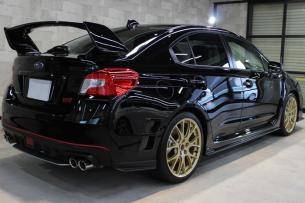 スバル WRX STI クリスタルブラックシリカ リアバンパー