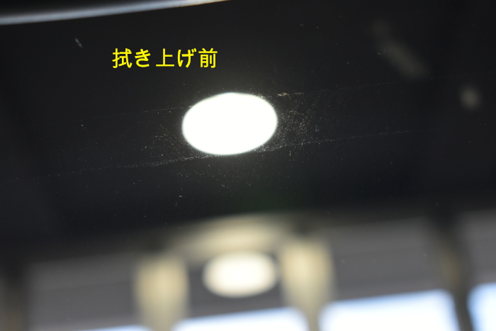 RAV4窓拭き上げ前