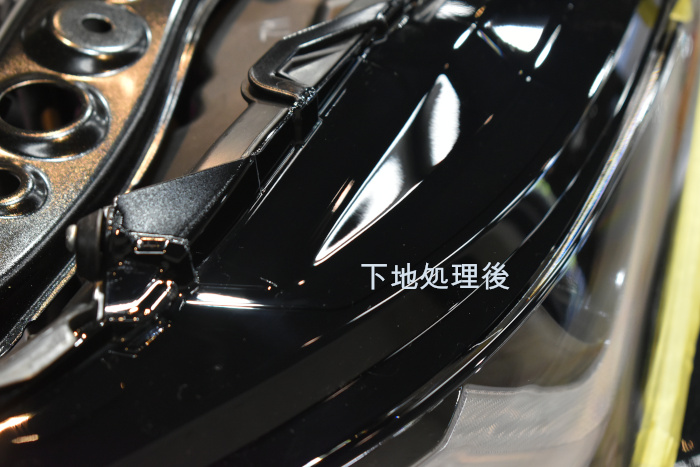 ハリアーボンネット裏下地後-4