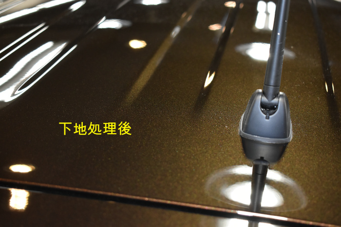 シエンタ 屋根 下地処理後-10