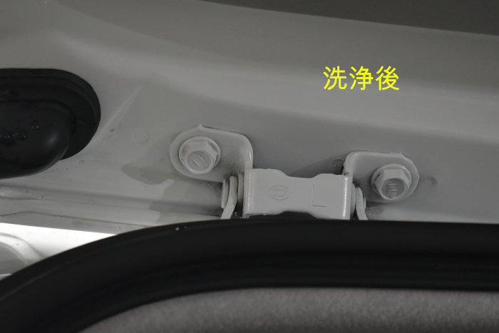 ハイエース細部洗浄後-2