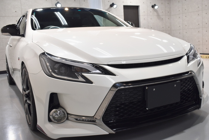 上尾市のお客様 トヨタ・マークX G'sのガラスコーティング【作業日誌 
